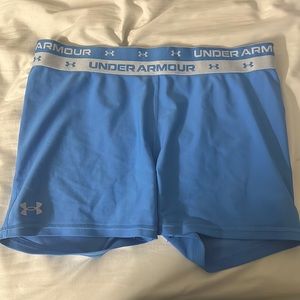 Blue under armour shorts athletic shorts